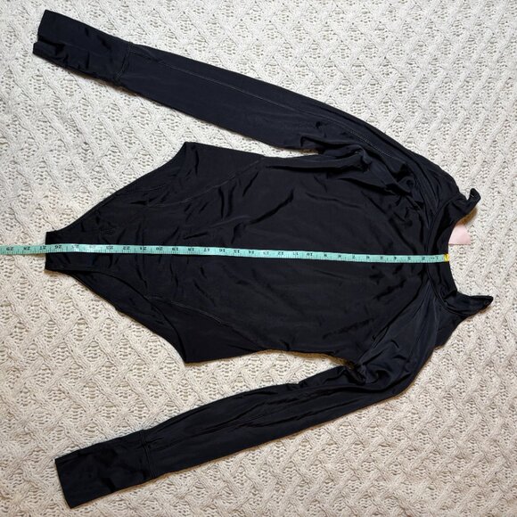 NWT We Are Hah Black Long Sleeve One-Piece Swimsuit Surf Rashguard – Size Medium - Picture 6 of 12